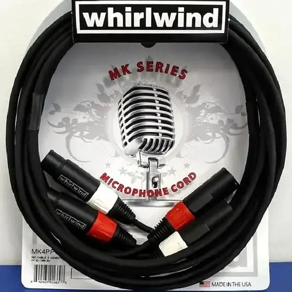 Коммутационный кабель Whirlwind MK4PP50 Black 15 м