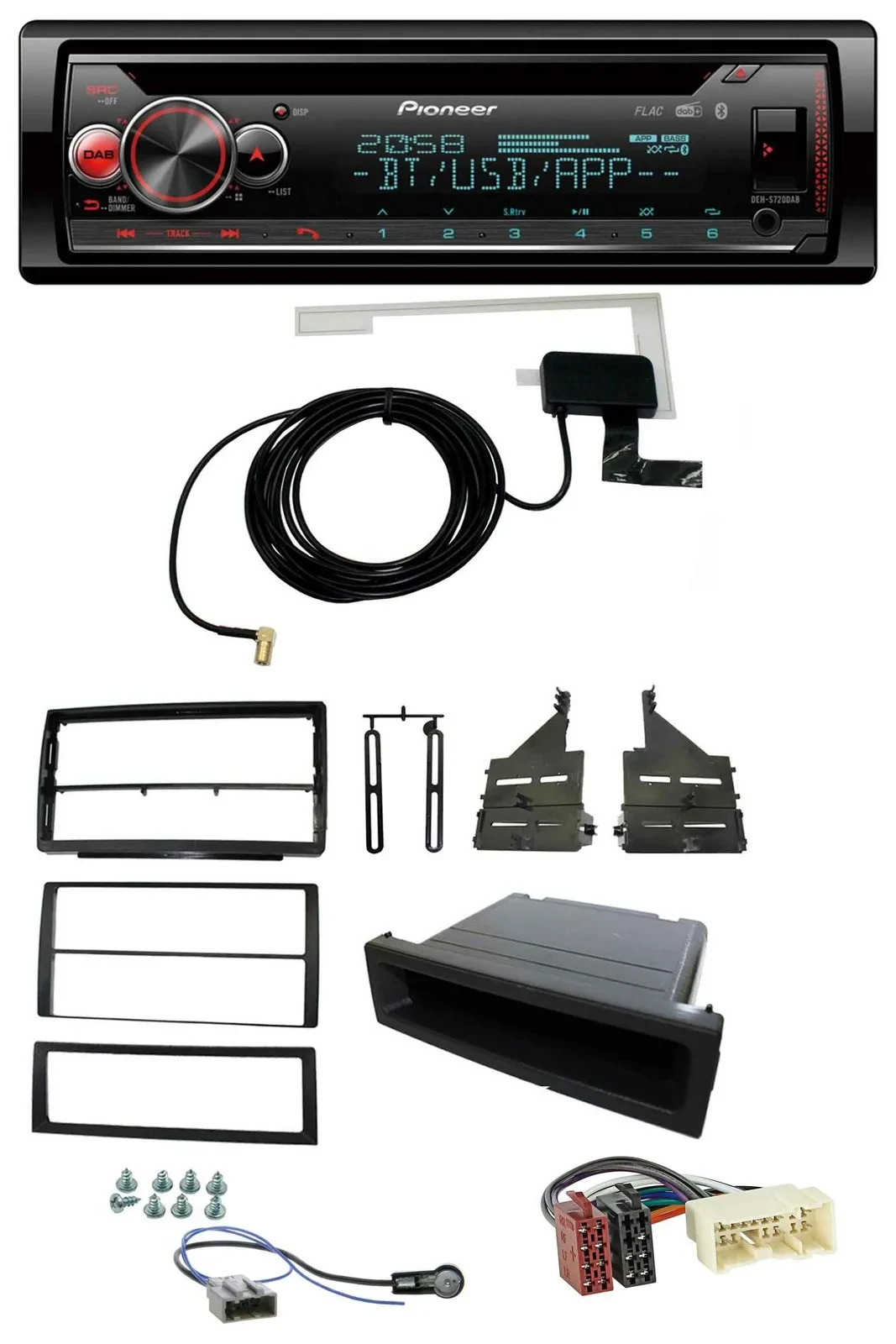 Автомагнитола для Nissan Altima (L31, 2005-2006) Pioneer DAB, CD, MP3, USB, Bluetooth