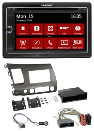 Blaupunkt Bluetooth DAB 2DIN USB DVD MP3 Autoradio für Honda Civic Hybrid FD3 06
