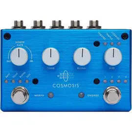Педаль эффектов для электрогитары Pigtronix Cosmosis Stereo Morphing Reverb Guitar Effects Pedal Blue