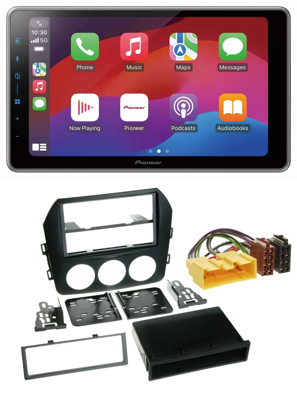 Pioneer MP3 USB DAB Bluetooth 2DIN Autoradio für Mazda MX 5 (NC, ab 2008)