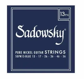 Струны для электрогитары Sadowsky Blue Label Pure Nickel 13-56