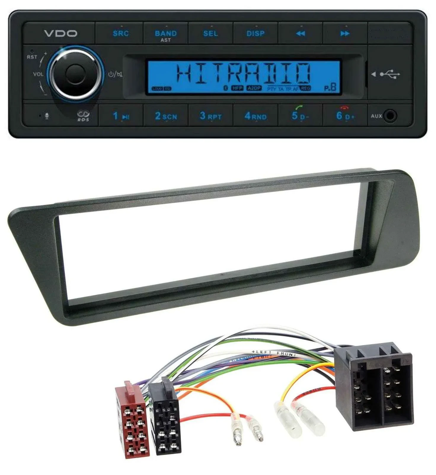 VDO AUX Bluetooth USB MP3 Autoradio für Peugeot 306