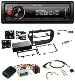 Pioneer Bluetooth USB DAB Lenkrad Autoradio für Honda Insight ZE2 2009-2013