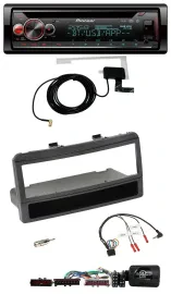 Автомагнитола для Ford Mondeo 2000–2002 Pioneer DAB, CD, USB, Bluetooth, черный, поддержка кнопок на руле