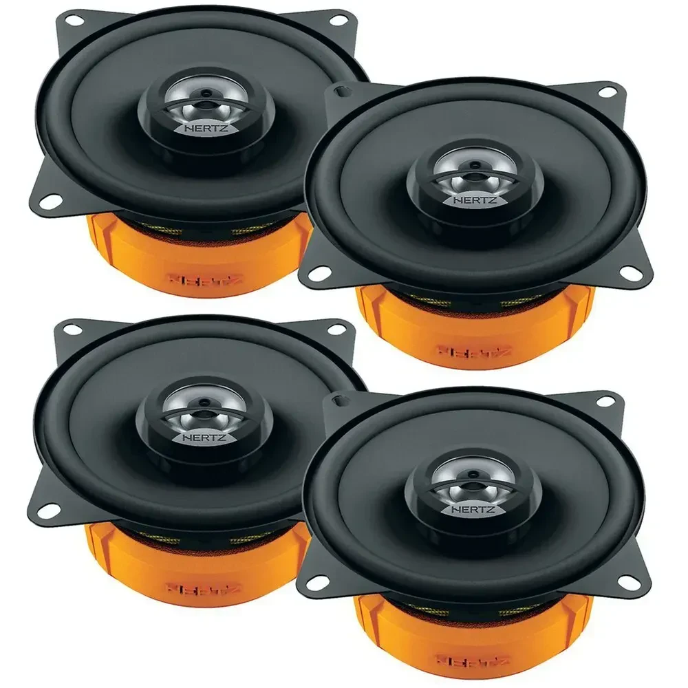 Hertz DCX100.3 120W RMS 4" 2-Way Coaxial Car Speakers (2 Pairs)
