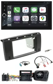 Blaupunkt USB DAB Bluetooth 2DIN TMC Lenkrad Navigation für Mercedes SLK 08-11 R