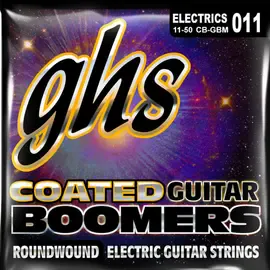 Струны для электрогитары GHS Strings CB-GBM Coated Boomers 11-50