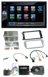 Blaupunkt Lenkrad USB Bluetooth TMC 2DIN Navigation für Ford Galaxy C-Max Focus