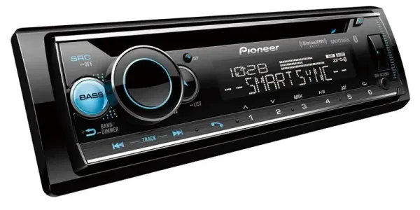 Pioneer DEH-S6220BS Single DIN Bluetooth CD In-Dash Media Car Stereo Receiver