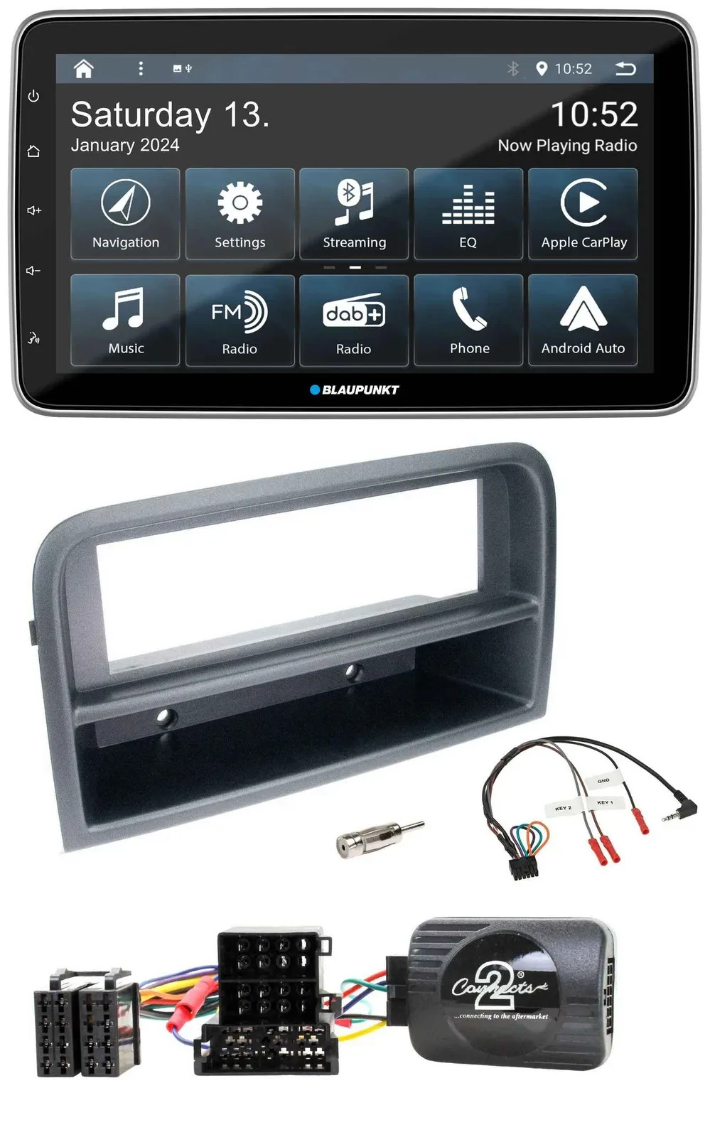 Blaupunkt USB DAB SD Lenkrad Bluetooth Autoradio für Fiat Croma 2005-2010