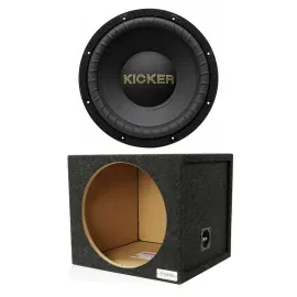 Kicker 50GOLD154 800W RMS 15" Dual 4Ohms Subwoofer with Enclosure