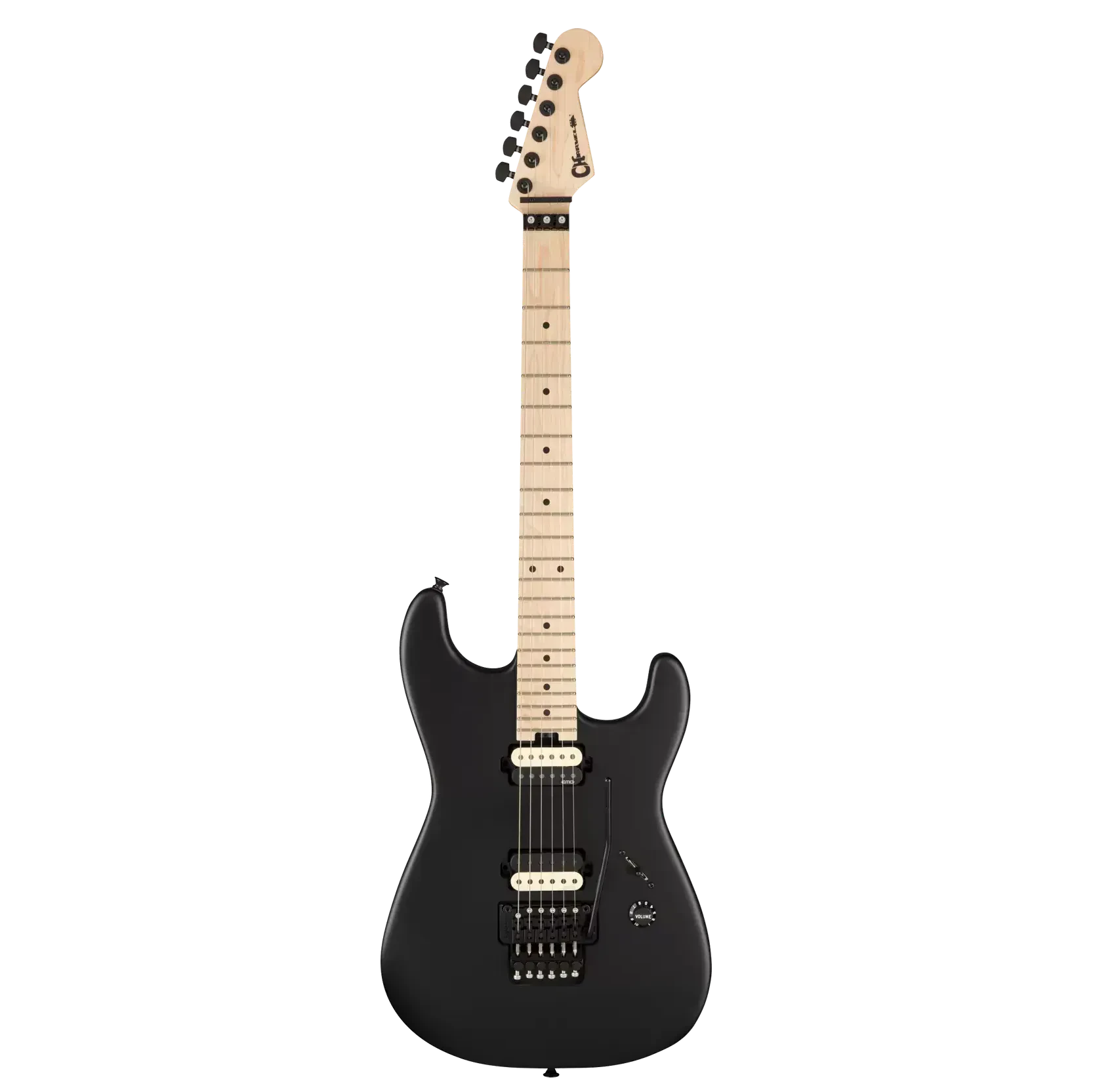 Электрогитара Charvel Pro Mod Jim Root San Dimas Style 1 HH FR M Satin Black w/case Mexico 2024