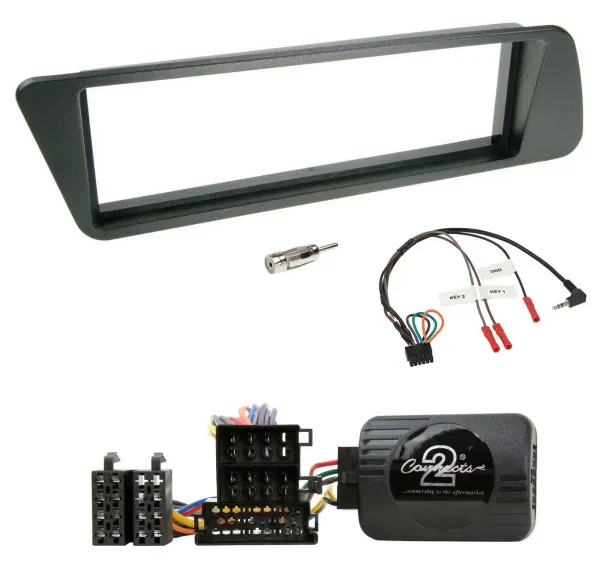 Einbauset Lenkradadapter DIN Autoradio für Peugeot 306 1998-2001