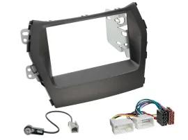 Einbauset Doppel DIN Autoradio für Hyundai Santa Fe ab 12 ohne Navi