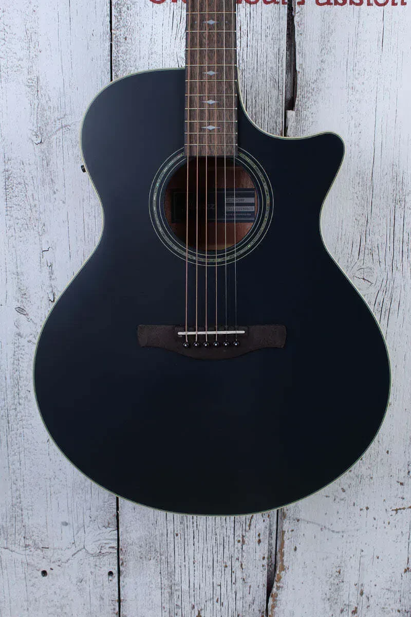 Ibanez AE Series AE100 Acoustic Electric Guitar Dark Tide Blue Flat Finish