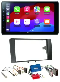 Pioneer Bluetooth 2DIN USB MP3 DAB Autoradio für Audi A3 8P 03-06 Aktivsystem IS