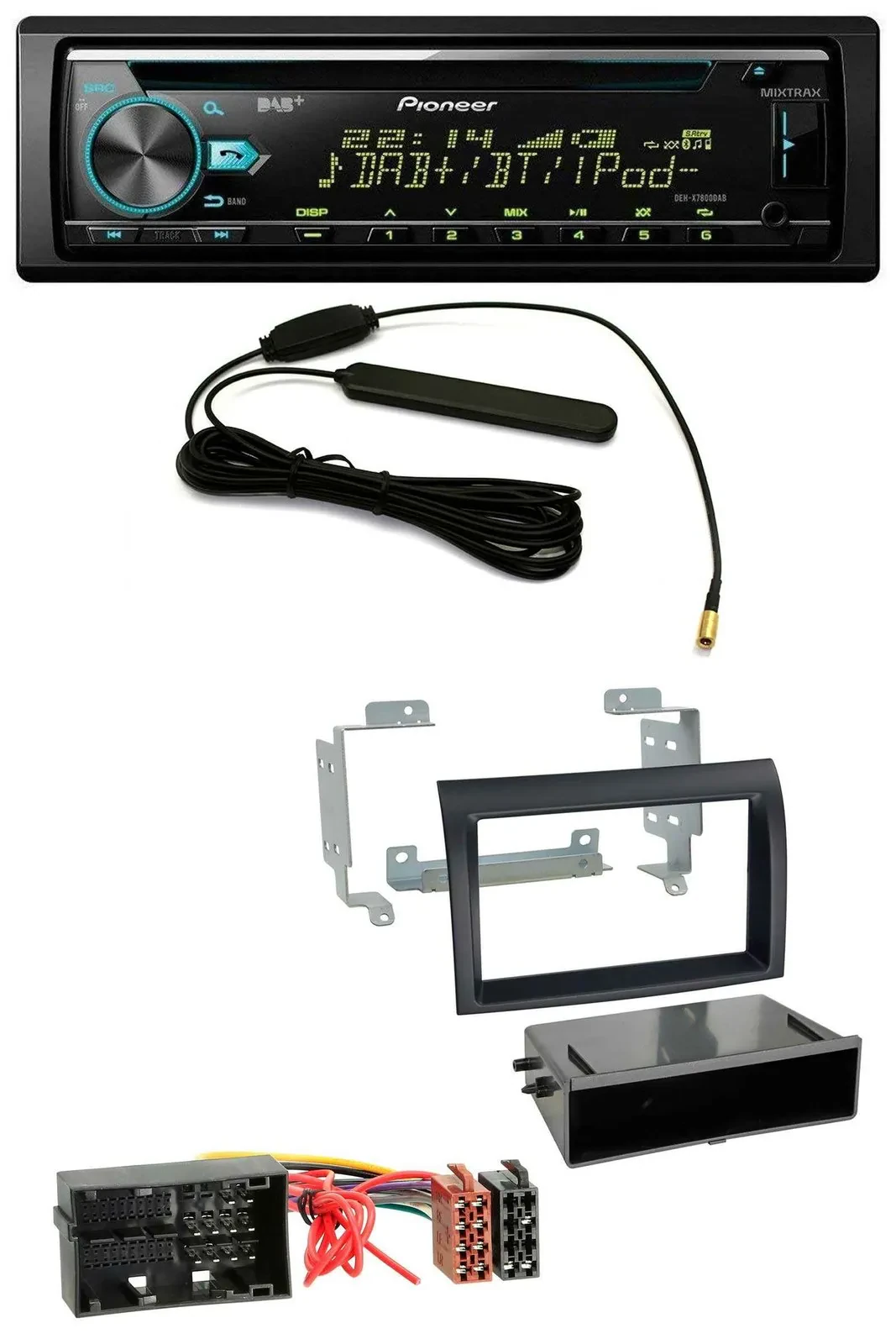 Автомагнитола для Citroen Jumper и Fiat Ducato (с 2014) Pioneer CD MP3 AUX DAB USB