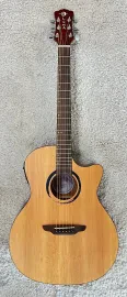 Luna WABI E GC WABI SABI Grand Concert Solid-Top Acoustic-Electric Guitar - DEMO