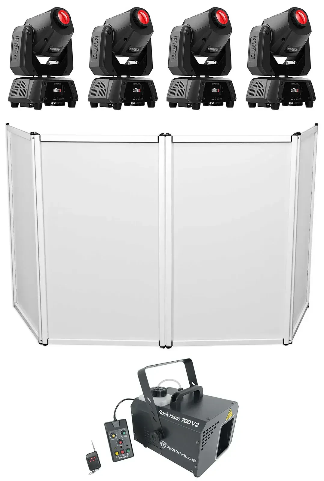 Комплект светового оборудования Chauvet DJ Intimidator Spot 160 + RFAAW + ROCKHAZE