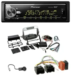 Pioneer Bluetooth USB DAB MP3 Autoradio für Chevrolet Camaro 2010-2015 silber