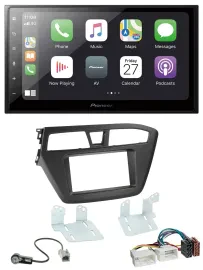 Pioneer MP3 Bluetooth DAB 2DIN USB Autoradio für Hyundai i20 (2014-2020)