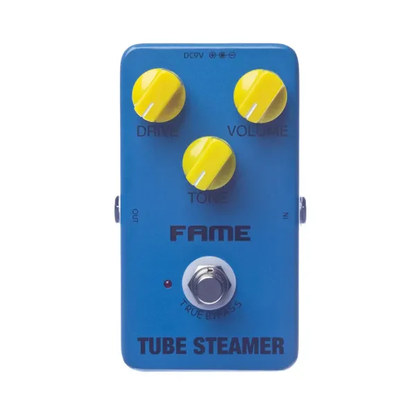 Tube Steamer Overdrive Pedal Drive Volume Tone True Bypass Metall 9V