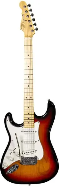 Электрогитара G&L Fullerton Deluxe Legacy Left-Handed 3-tone Sunburst