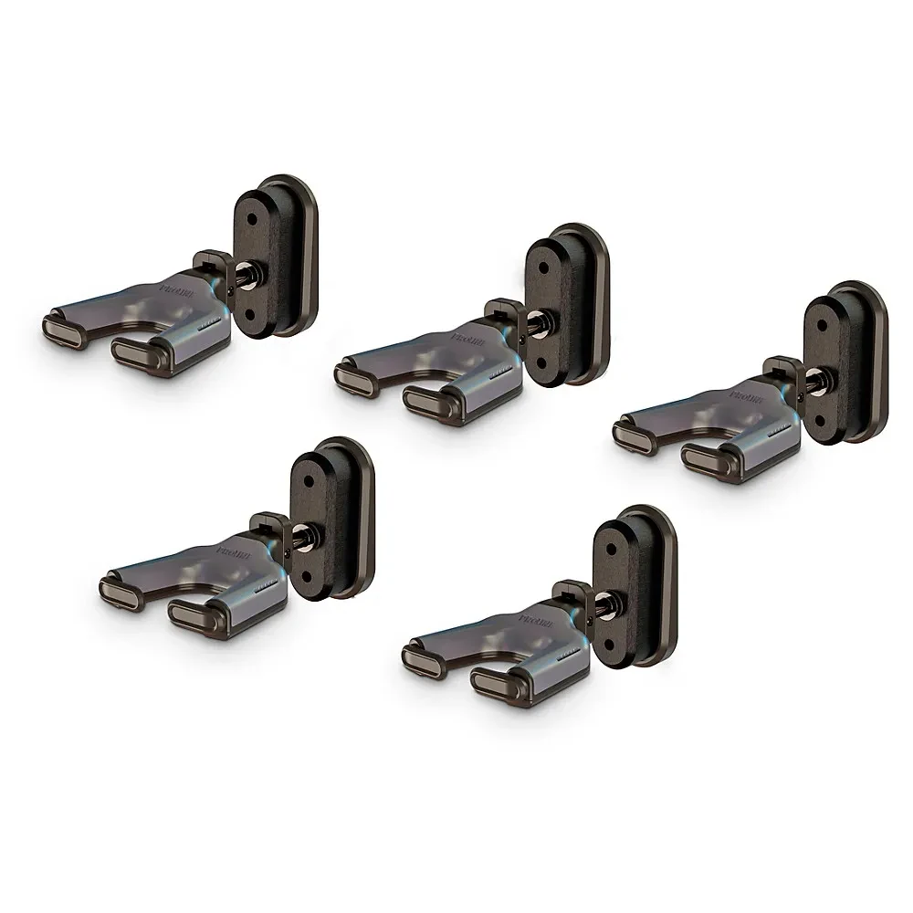 Proline MOUNT Premium WallMounted Guitar Hanger 5Pack  Black