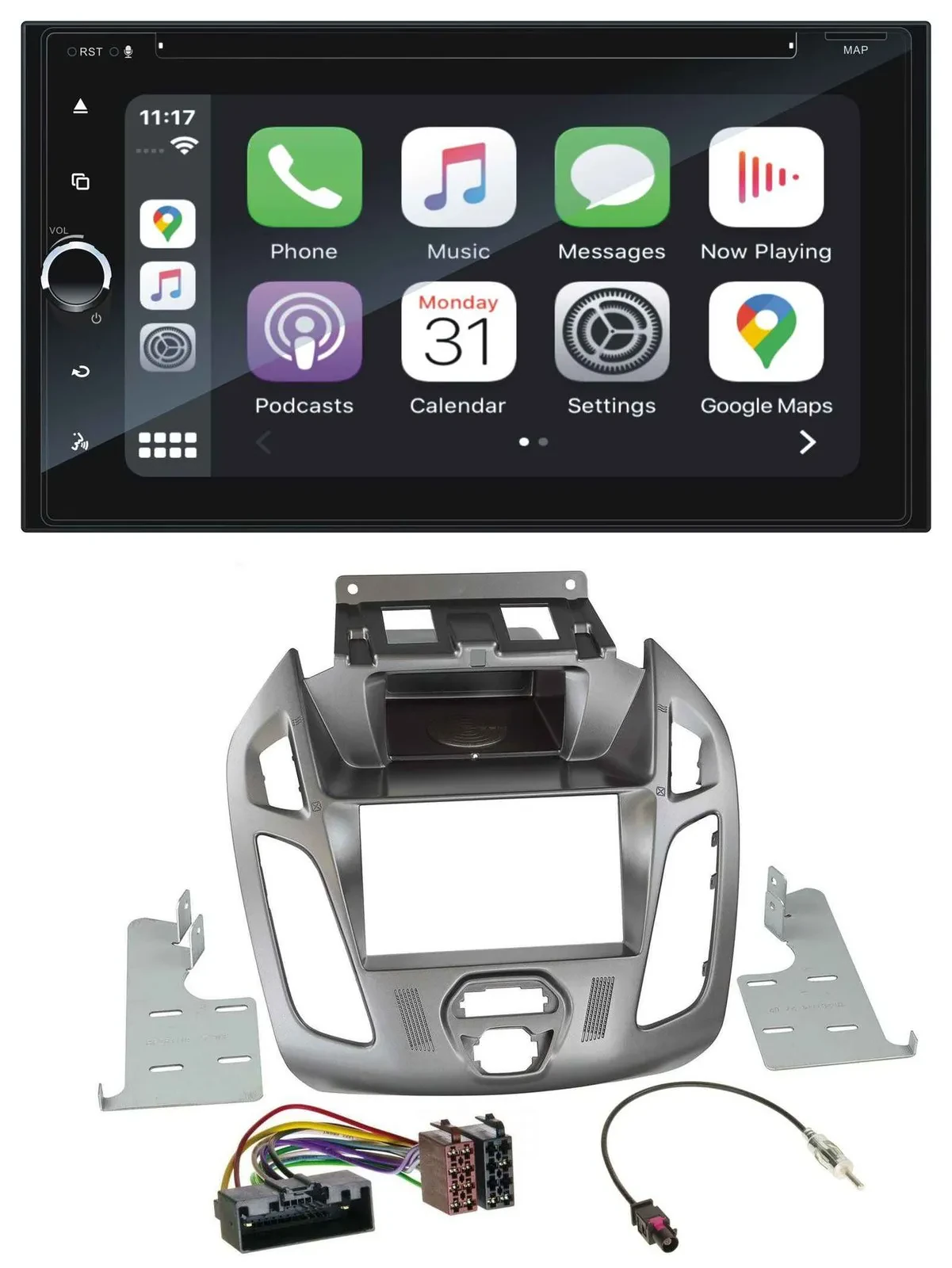 Blaupunkt 2DIN Bluetooth DAB USB DVD MP3 Autoradio für Ford Transit 2013-2018 oh