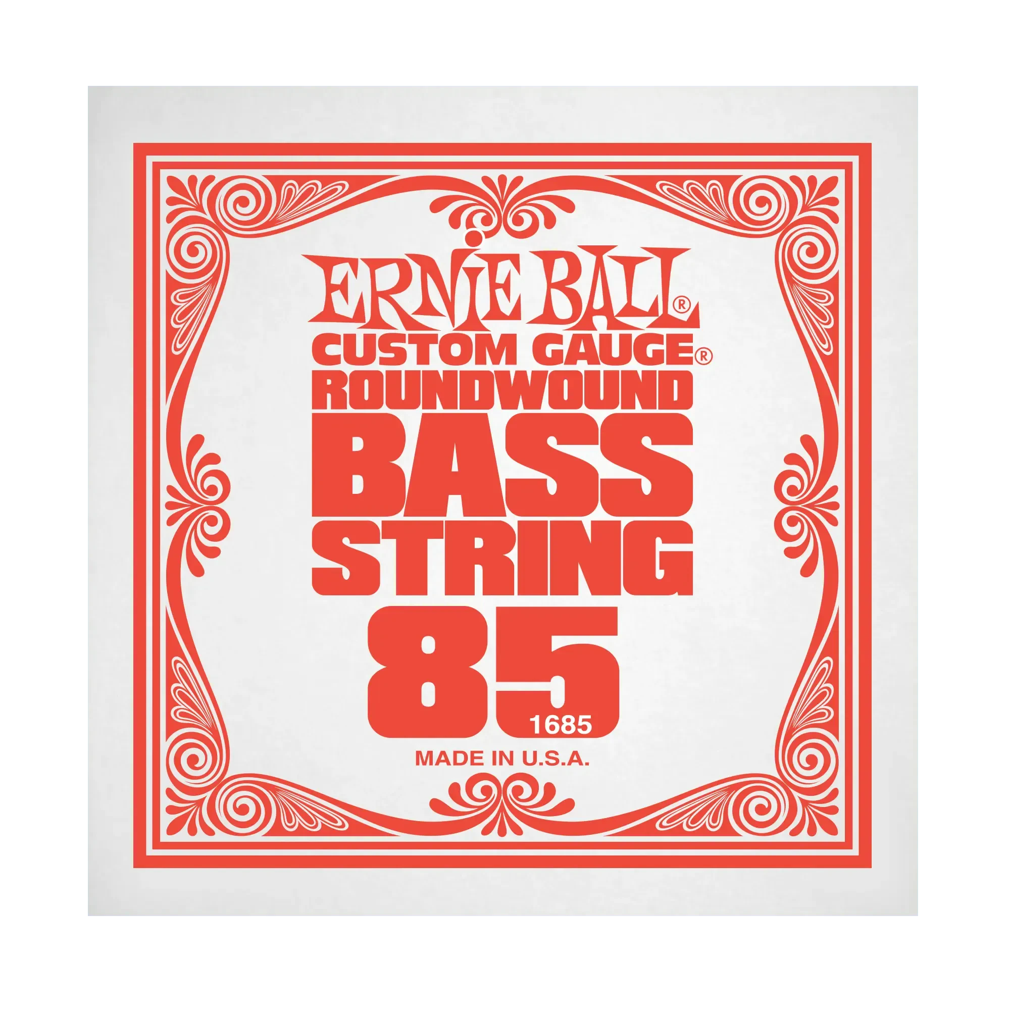 Струна для бас-гитары Ernie Ball P01685, сталь никелированная, круглая оплетка, калибр 85