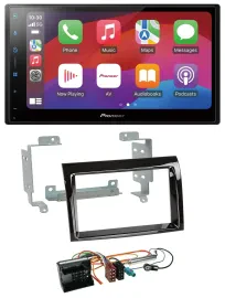 Автомагнитола Pioneer 2 DIN, DAB, USB, MP3, Bluetooth для Citroen Jumper (2006–2011) Piano