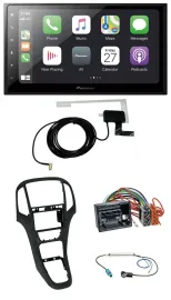 Pioneer USB MP3 2DIN Bluetooth DAB Autoradio für Opel Astra J ab 12/09 Perlschwa