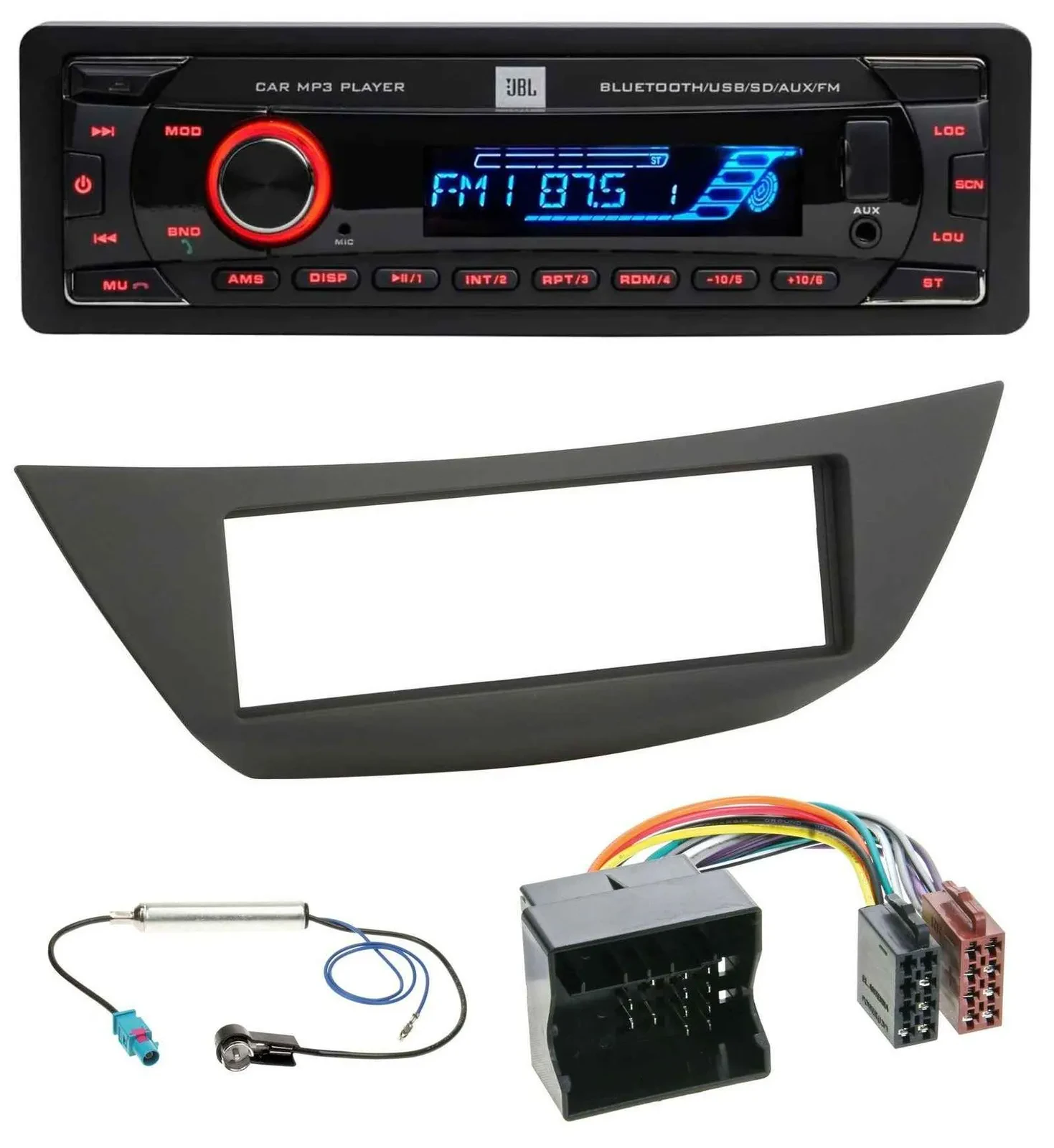 JBL AUX MP3 USB Bluetooth SD Autoradio für Renault Laguna 3 (ab 2008)