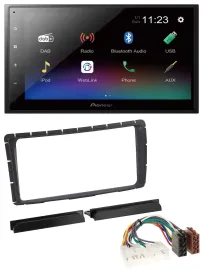 Pioneer USB Bluetooth DAB 2DIN MP3 Autoradio für Toyota Hilux (ab 2011)