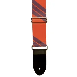 Souldier SLD-SLCHG03 Charger 2-Inch Locking Seatbelt Guitar Strap - Orange/Grey