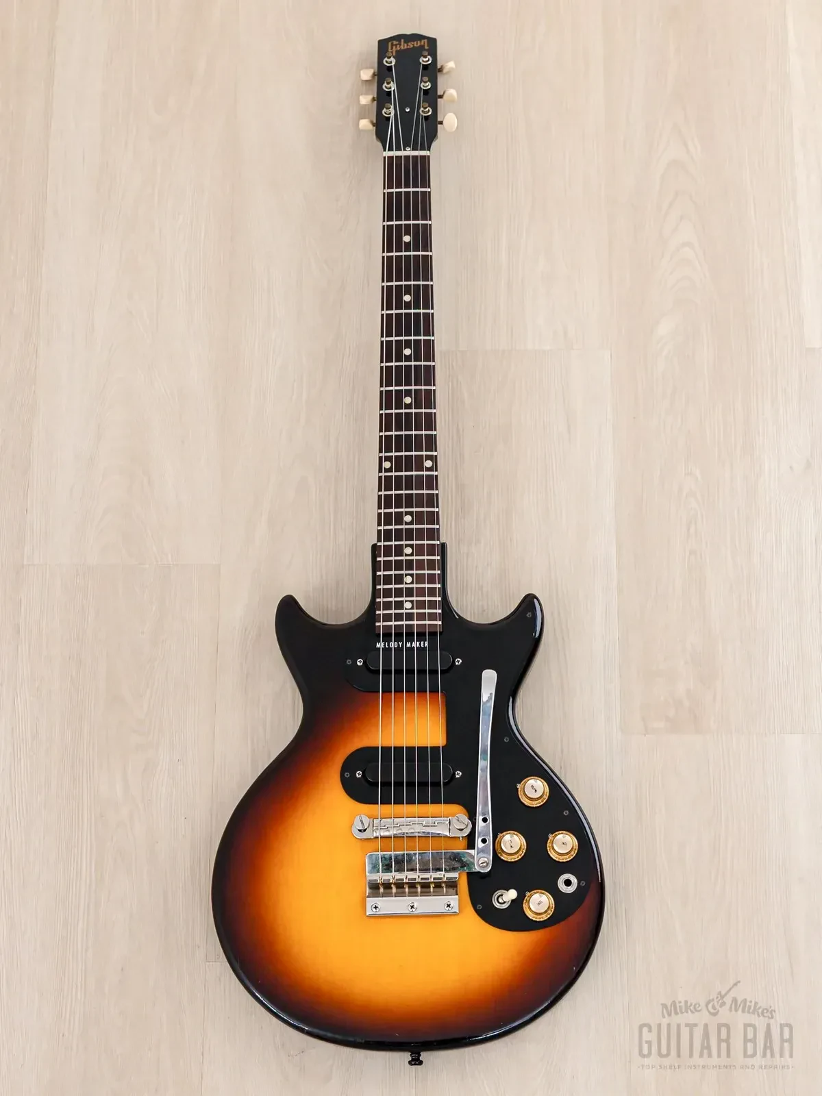 Электрогитара Gibson Melody Maker D SS Sunburst w/case USA 1963