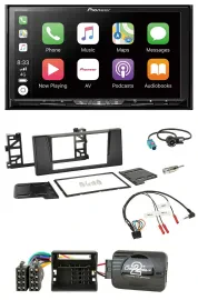 Pioneer 2DIN Lenkrad USB DAB DVD Bluetooth Autoradio für BMW 5er E39 01-04 Aktiv