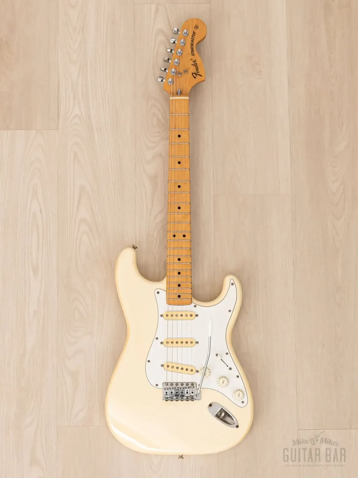 Электрогитара Fender Stratocaster 1972 Vintage Reissue ST72-55 SSS Olympic White w/gigbag Japan 1987