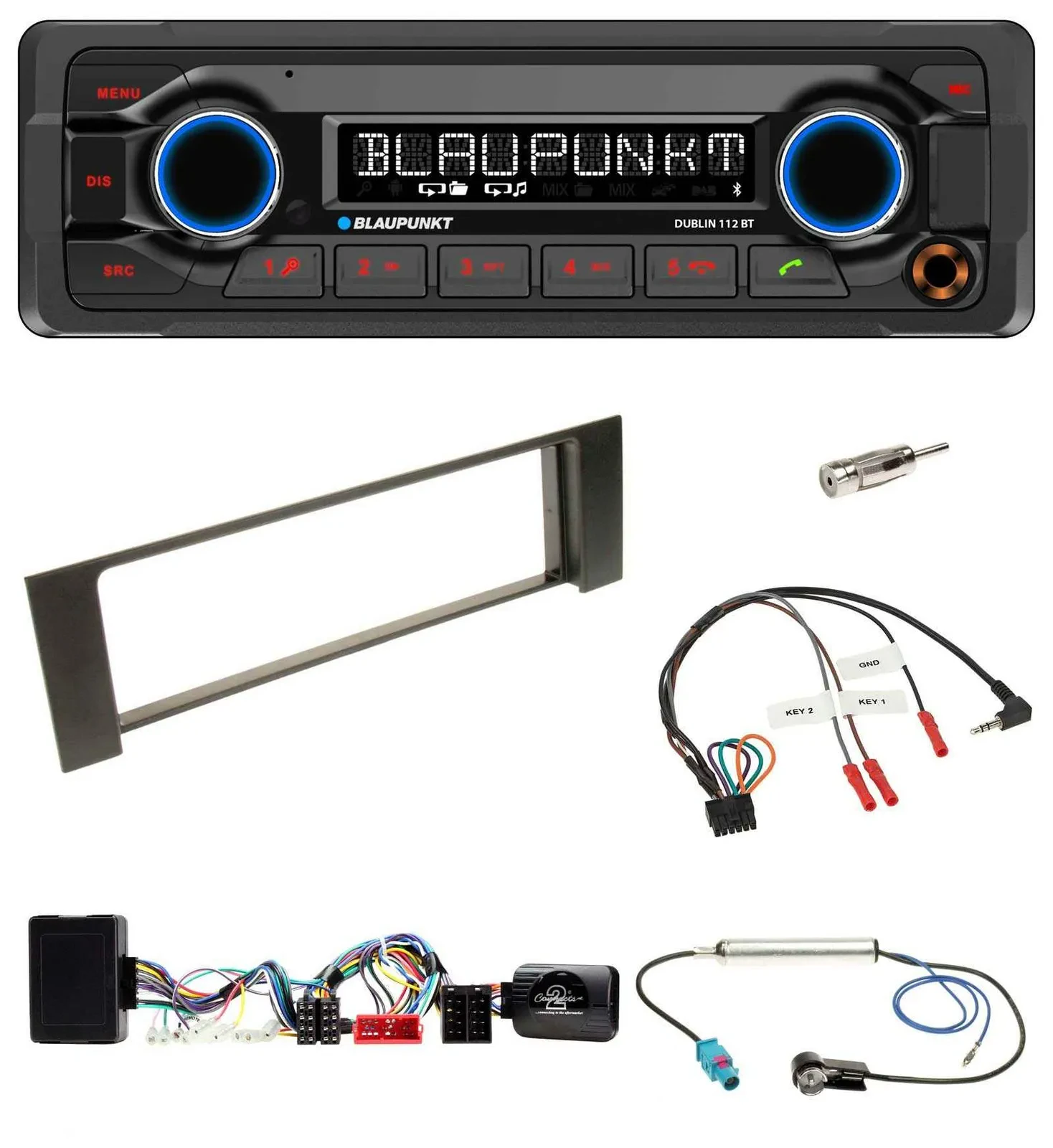 Blaupunkt MP3 Bluetooth USB Lenkrad Autoradio für Audi A4 B6 00-04 Bose Vollakti