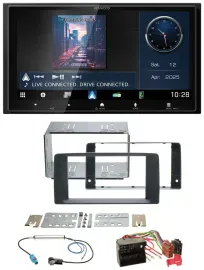 Kenwood Bluetooth 2DIN USB DAB MP3 Autoradio für MAN TGA TGL TGM TGS TGX ab 2007