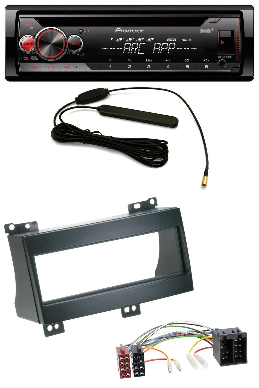 Pioneer CD USB AUX DAB MP3 Autoradio für Kia Ceed (2007-2009)