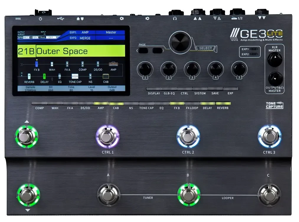 Гитарный процессор эффектов Mooer GE300 Lite