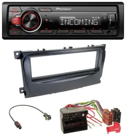 Pioneer Bluetooth USB DAB MP3 Autoradio für Ford Mondeo S-Max 07-14 schwarz