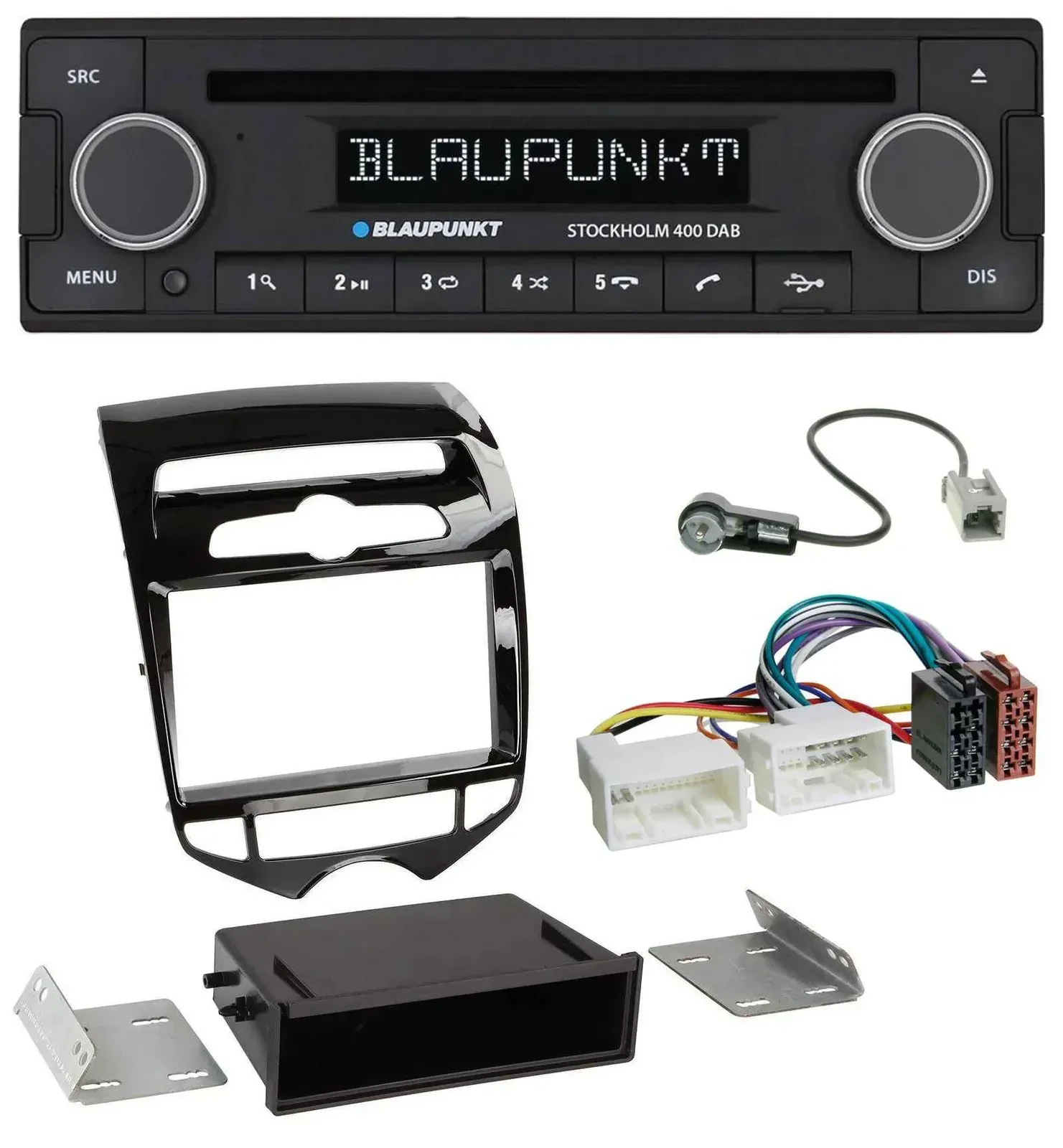 Blaupunkt MP3 Bluetooth DAB CD USB Autoradio für Hyundai ix20 ab 10 autom. Klima