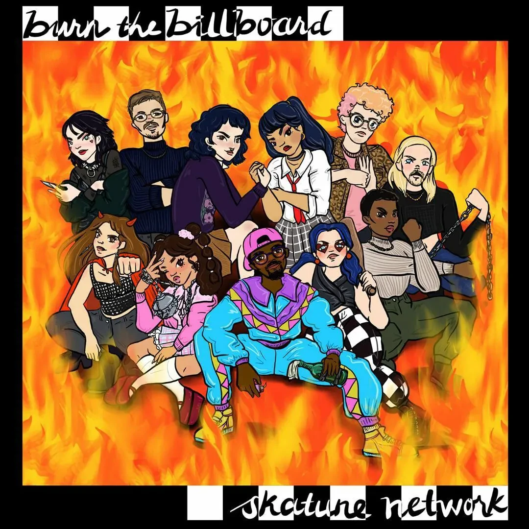 Skatune Network - Burn The Billboard [Purple Vinyl] NEW Sealed LP Album