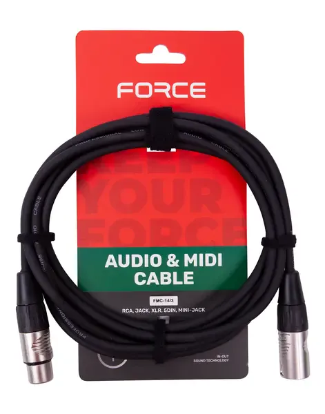 Микрофонный кабель Force FMC-14/3 3 м