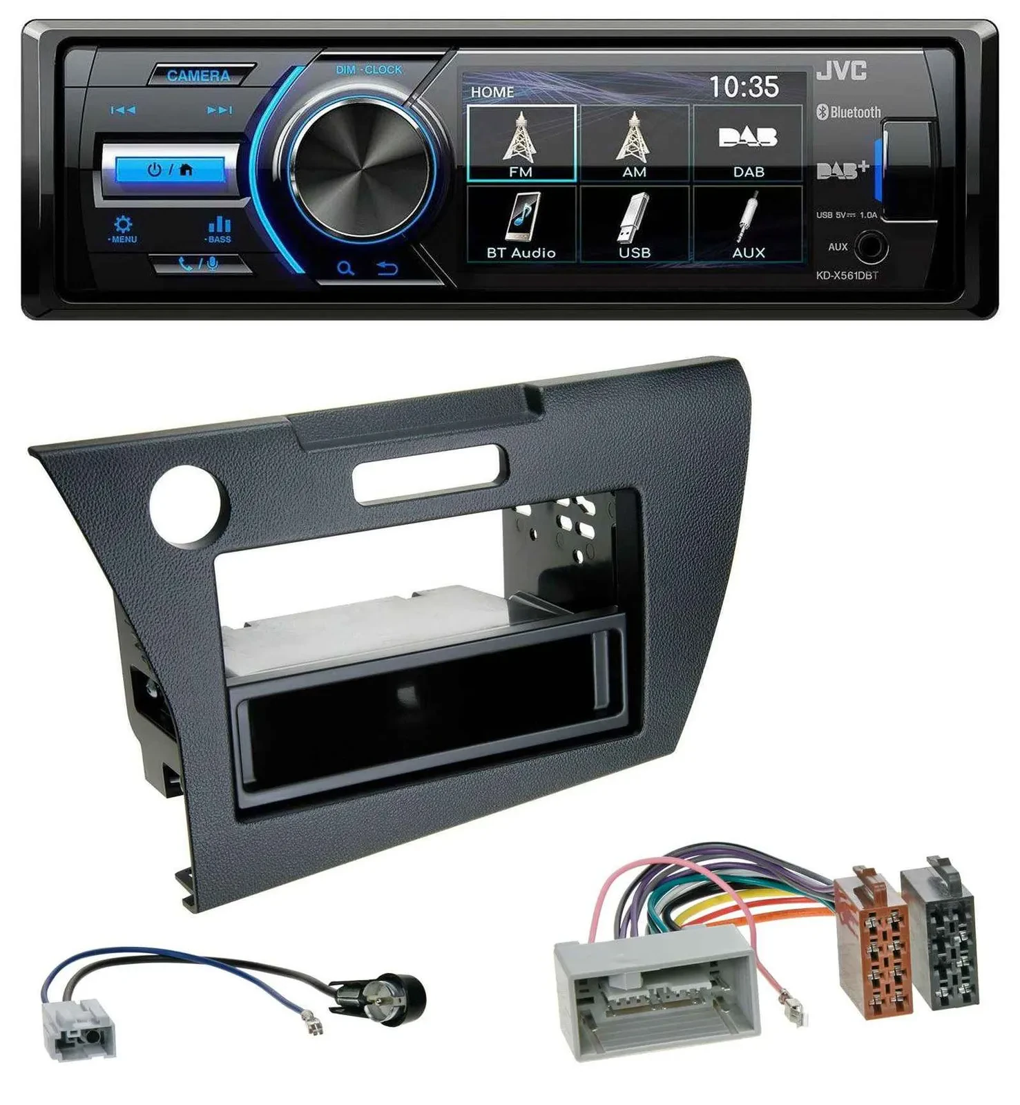 Автомагнитола для Honda CR-Z JVC Bluetooth, USB, DAB, MP3
