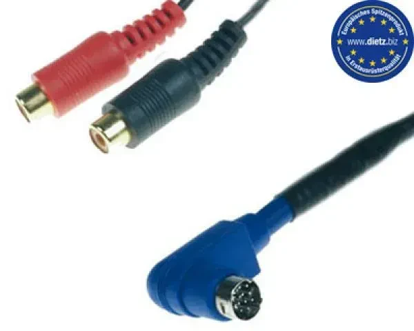 Dietz 1213 Ton AUX-IN Adapter für Audi Seat Skoda VW 4:3 Navigationssystem