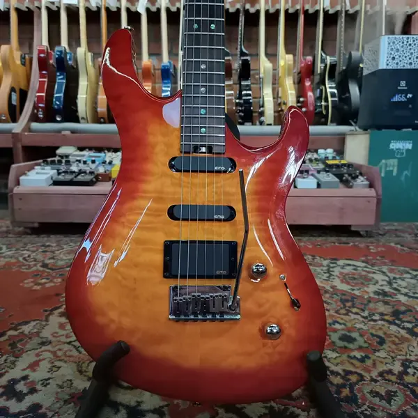 Электрогитара Cort G-Custom H-S-S Cherry Red Sunburst Indonesia 2020's